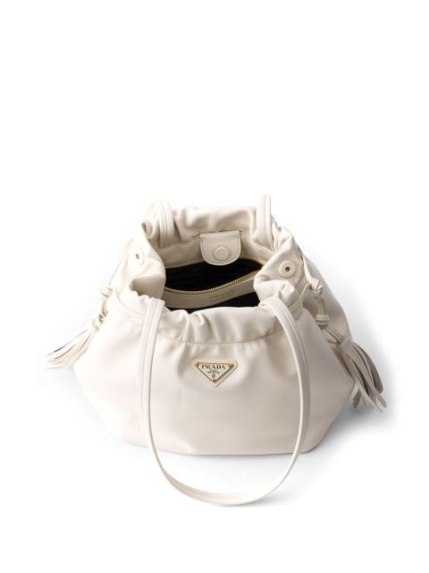 Prada Nappa leather shoulder bag - White