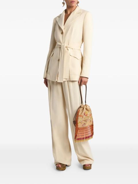 ETRO belted field jacket - Neutrals