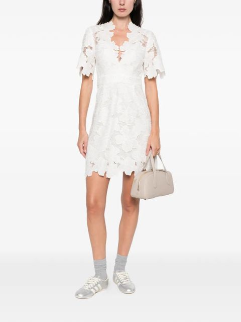 SANDRO floral lace mini dress - White - zdjęcie produktu nr 2