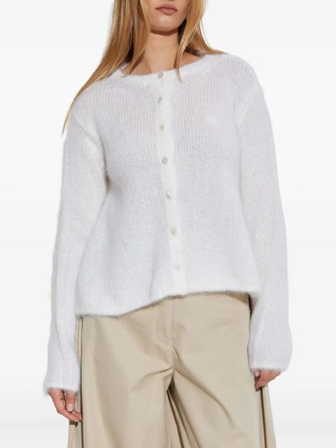 LOEWE wool cardigan - White