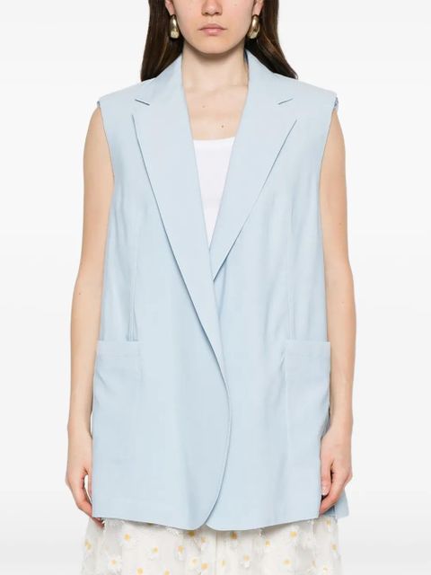 Sportmax Spxmaggio oversized gilet - Blue