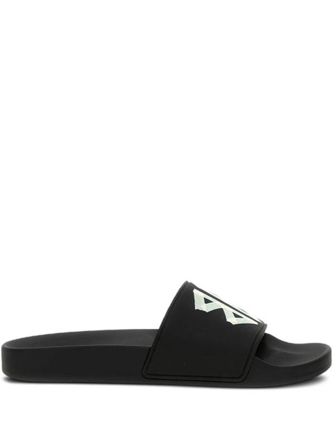 Balenciaga Tape-logo slides - Black - zdjęcie produktu nr 1