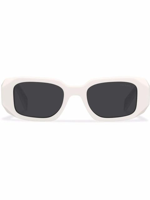 Prada Eyewear Symbole rectangle-frame sunglasses - Grey - zdjęcie produktu nr 1