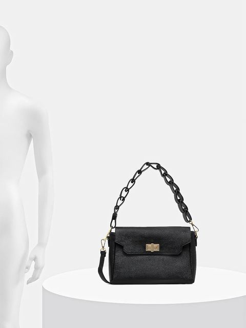 Answear.LAB torebka skórzana kolor czarny