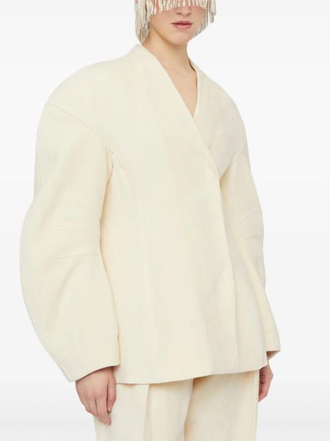 Jil Sander wool-blend jacket - Neutrals