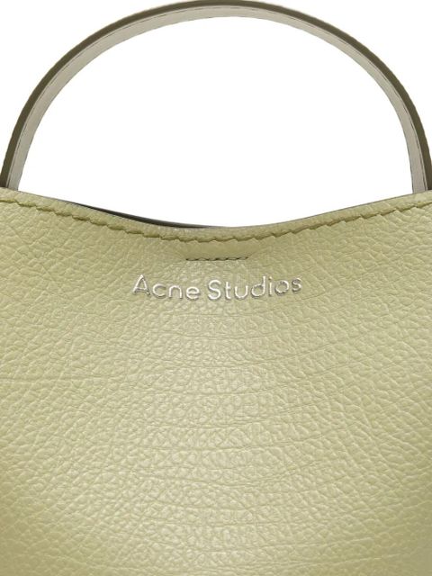 Acne Studios mini Musubi leather shoulder bag - Green