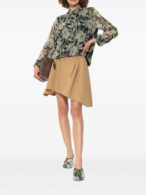 LOEWE 45mm floral-print mules - Black