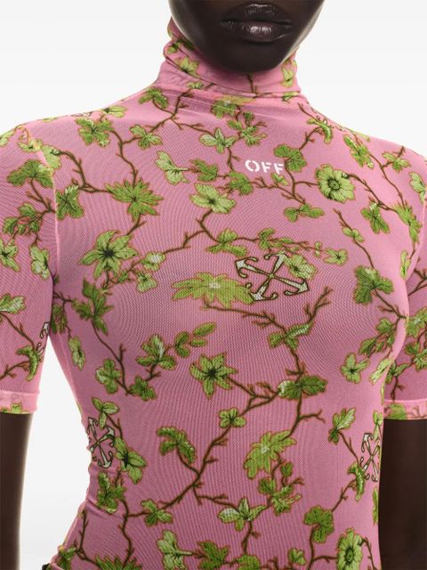 Off-White Ramage tulle T-shirt - Pink