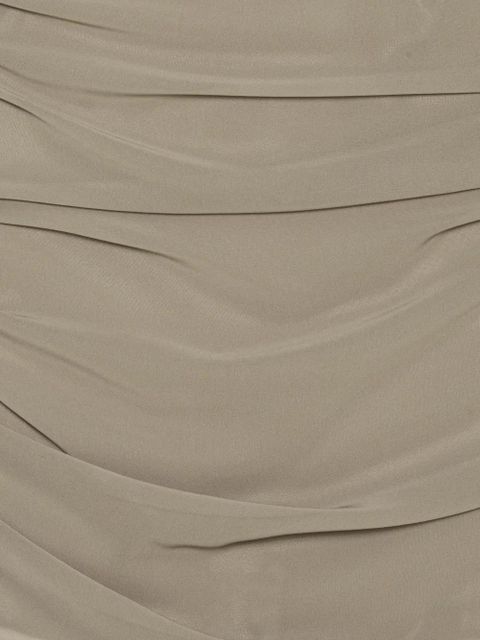 ROTATE BIRGER CHRISTENSEN chiffon draped mini skirt - Grey