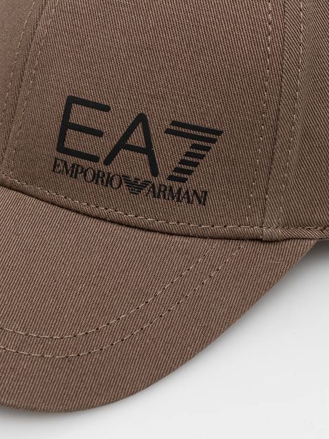 EA7 Emporio Armani czapka z daszkiem bawełniana - zdjęcie produktu nr 2