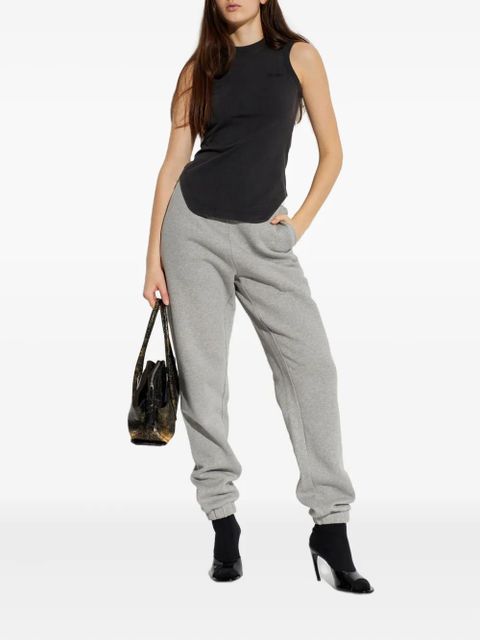 The Attico Reese logo sleeveless top - Black - zdjęcie produktu nr 2