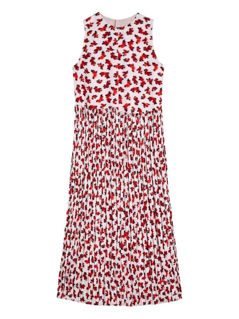 Jil Sander floral-print midi dress - Pink - zdjęcie produktu nr 1