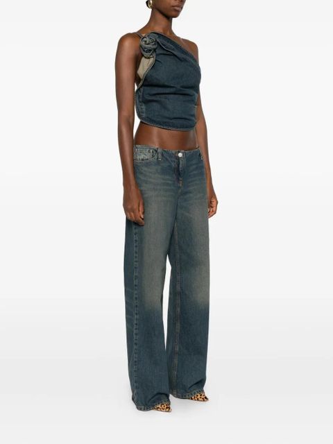 Magda Butrym five-pocket design jeans - Blue