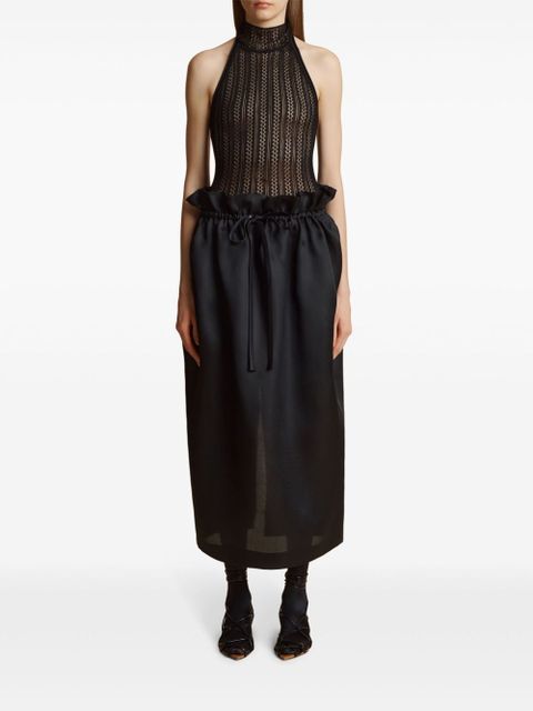 KHAITE Benedetta blouse - Black - zdjęcie produktu nr 2