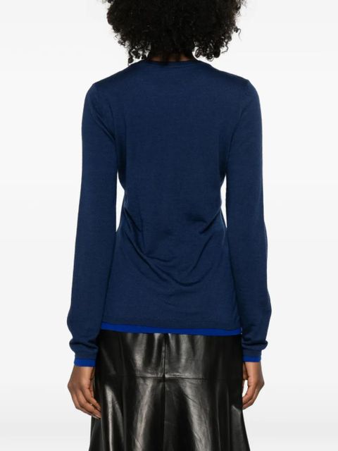Gabriela Hearst crew-neck sweater - Blue