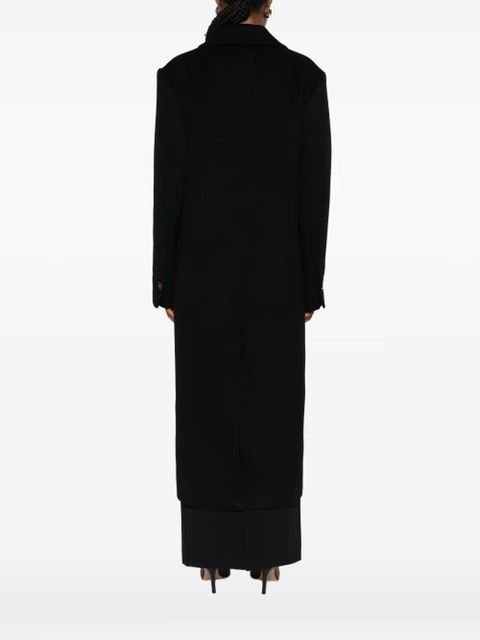 TOTEME double-breasted coat - Black