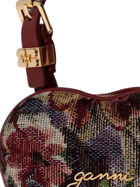 GANNI nano Tapestry tote bag - Red - zdjęcie produktu nr 2