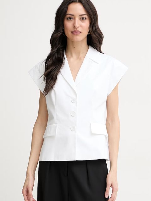 Luisa Spagnoli kamizelka damska bawełniana Vernasca - zdjęcie produktu nr 1