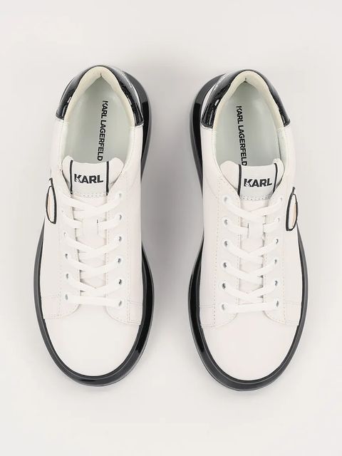 Karl Lagerfeld sneakersy skórzane KAPRI KUSHION kolor biały KL62630N