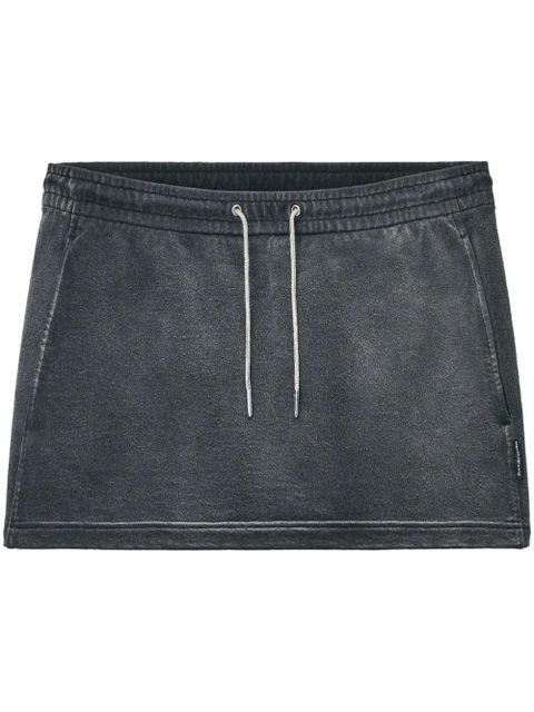 Alexander Wang drawstring-waist mini skirt - Grey - zdjęcie produktu nr 1