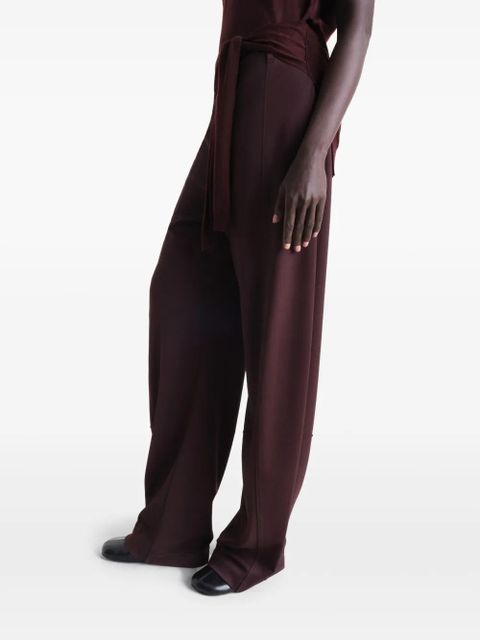 LEMAIRE drop-crotch pants - Brown