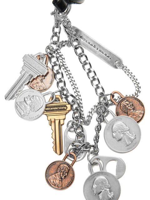 Alexander Wang 105mm Ariana chain-embellished heeled sandals - Black