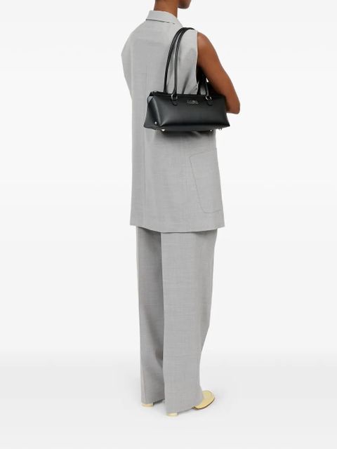 MM6 Maison Margiela medium Bauletto J leather shoulder bag - Black