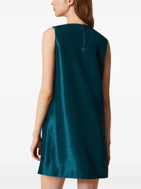 TWINSET embellished sleeveless mini dress - Blue