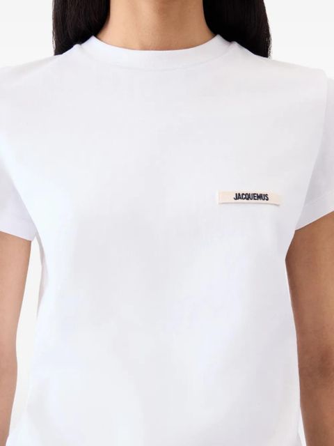Jacquemus logo-patch t-shirt - White