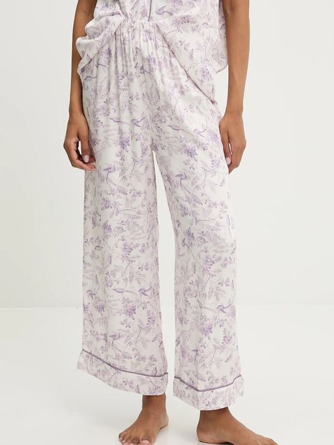 Answear.LAB piżama damska kolor fioletowy