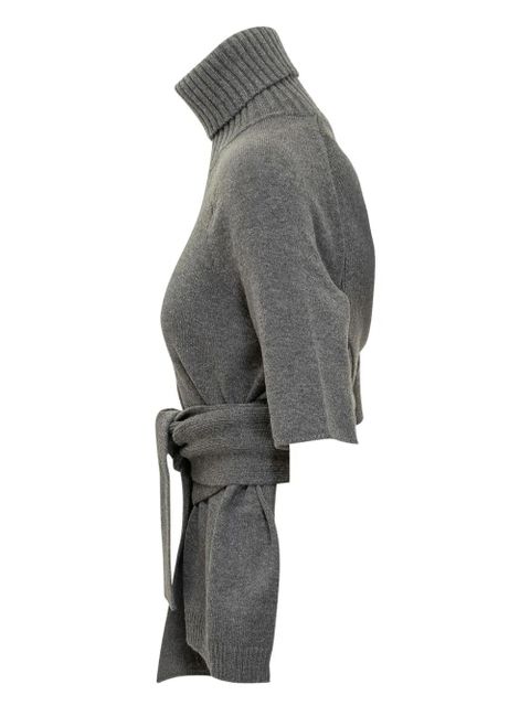 Lanvin turtleneck belted top - Grey - zdjęcie produktu nr 2