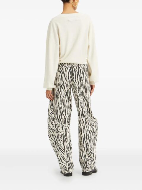 ROTATE BIRGER CHRISTENSEN v-neck sweater - White