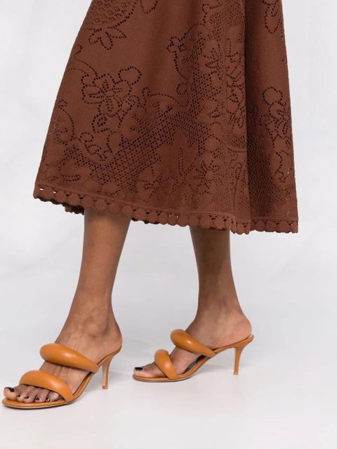 Valentino Garavani sleeveless floral midi dress - Brown - zdjęcie produktu nr 2