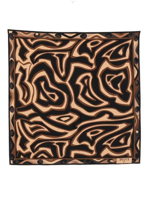 PUCCI abstract-pattern scarf - Black - zdjęcie produktu nr 2