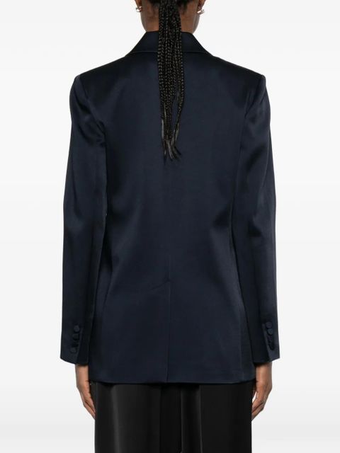 Max Mara Msealbino button single-breasted blazer - Blue