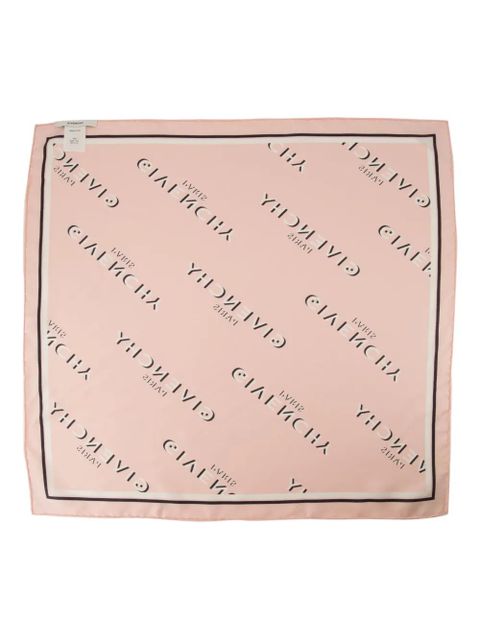 Givenchy logo-print silk scarf - Pink - zdjęcie produktu nr 2