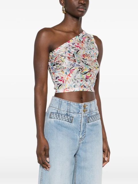 Missoni one-shoulder top - White