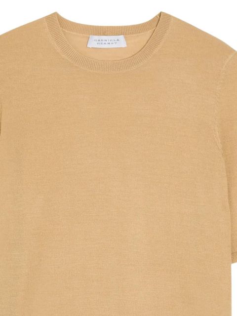 Gabriela Hearst short-sleeve crewneck T-shirt - Neutrals - zdjęcie produktu nr 2