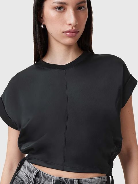 AllSaints bluzka MIRA SATIN - zdjęcie produktu nr 1