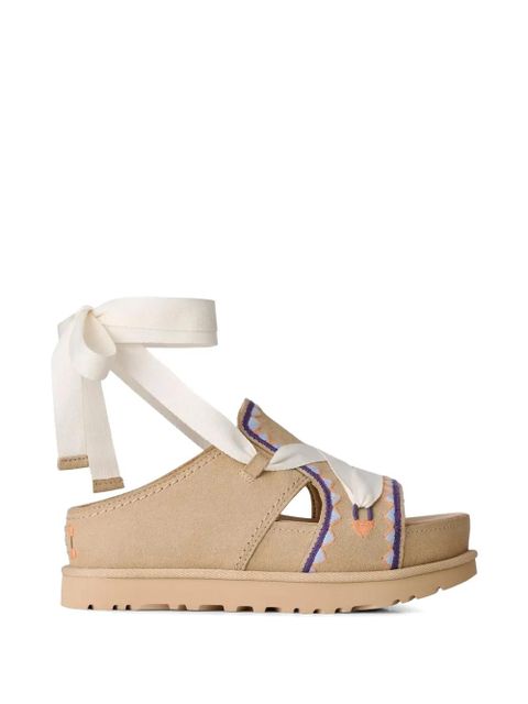 UGG Goldenstar Hi Artistitch ribbon sandals - Neutrals - zdjęcie produktu nr 1
