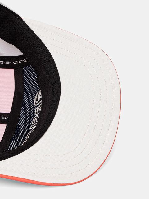 Asics czapka z daszkiem kolor pomarańczowy gładka 3013B004