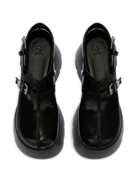GANNI buckled mules - Black - zdjęcie produktu nr 2