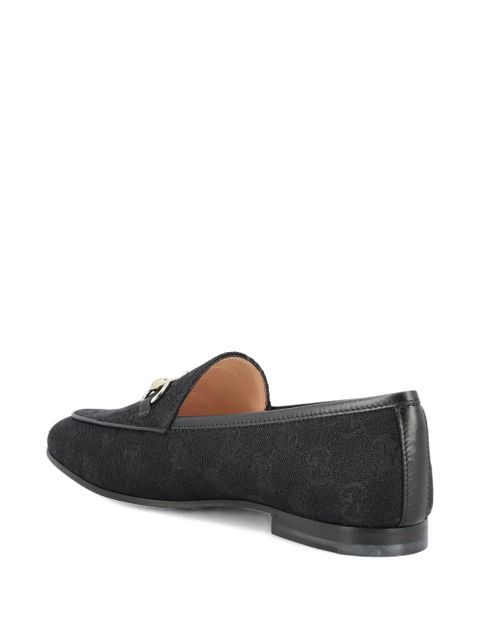 Gucci Jordaan horsebit gg supreme loafers - Black - zdjęcie produktu nr 2