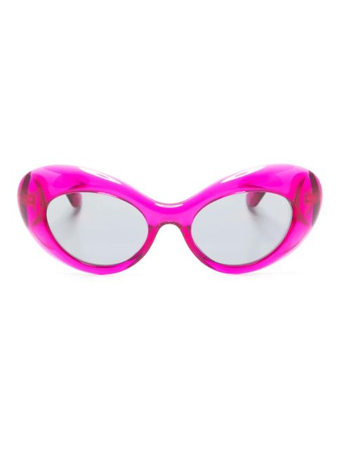 Versace Eyewear La Medusa oval-frame sunglasses - Pink - zdjęcie produktu nr 1