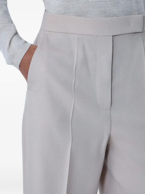 Max Mara front-pleats trousers - Grey