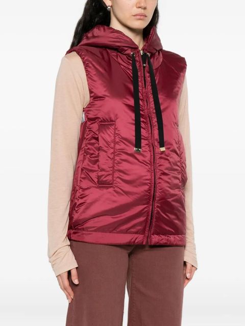Max Mara Greengo hooded gilet - Red