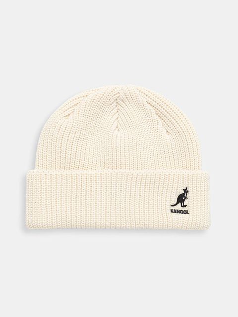 Kangol czapka POMPOM kolor beżowy K3454.NT159 - zdjęcie produktu nr 1