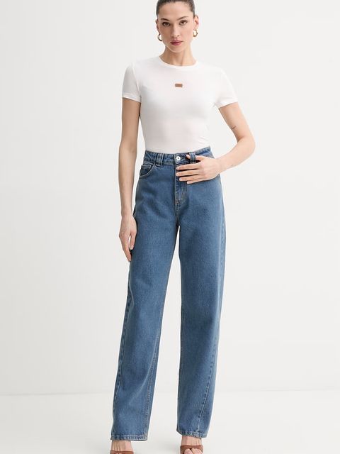 La Mania t-shirt basic damski z modalu MEG - zdjęcie produktu nr 1