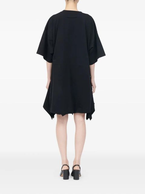 MM6 Maison Margiela asymmetric panel dress - Black