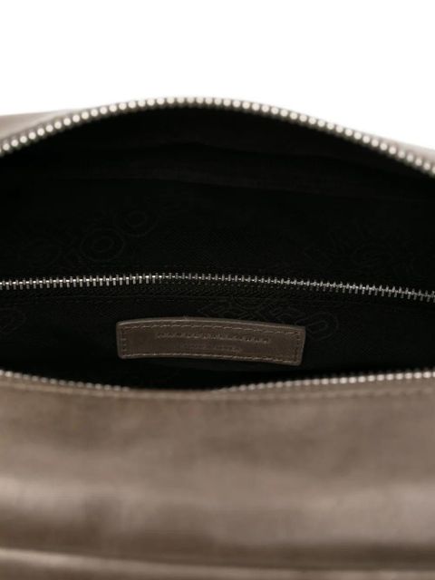 Marge Sherwood logo-embossed leather tote bag - Brown